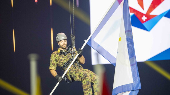 Cérémonie d'ouverture des 5e Jeux mondiaux militaires d’hiver