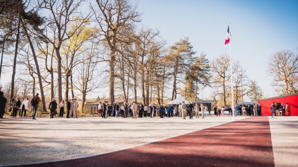 Inauguration du village des blessés au CNSD