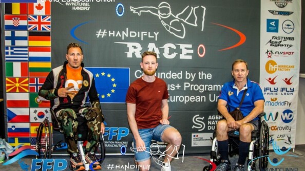 De la gauche vers la droite : Rémi Boullé (Armée des champions, médaillé de bronze aux jeux de Tokyo en kayak), le gendarme Samuel B. et le colonel Cyrille C.