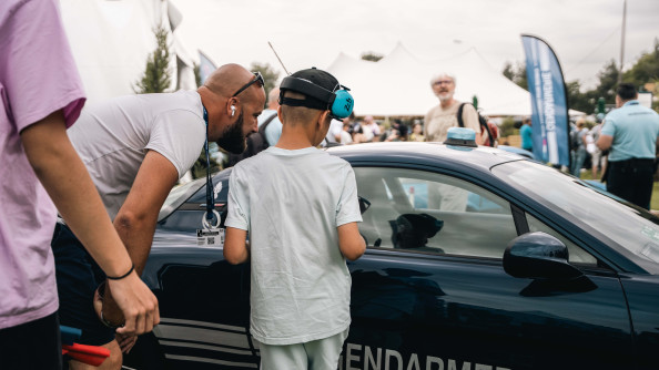 Gendarmes sécurisent 24h du Mans
