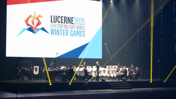 Cérémonie d'ouverture des 5e Jeux mondiaux militaires d’hiver