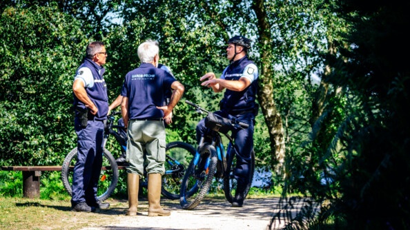 Patrouille en VTT de la BTAC de Sizun