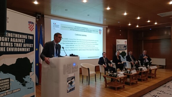 Conférence sur le renforcement de la lutte contre la criminalité environnementale en Europe du Sud Est, les 14 et 15 novembre, à Plitvice, en Croatie,
