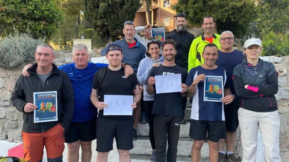 Photo de groupes de coureurs pour le challenge Phénix.