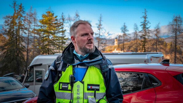 L'adjudant-chef (ADC) Antoine Guichard, qui commande la Brigade territoriale mobile (BTM) de Serre-Pon&ccedil;on, aussi appel&eacute;e Brigade enqu&ecirc;tes environnement en raison de sa sp&eacute;cialisation dans ce domaine.