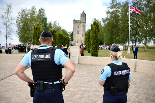 Bataille Somme gendarmes sécurisation