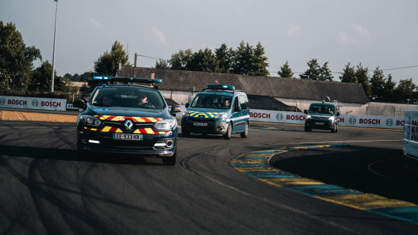 Gendarmes sécurisent 24h du Mans