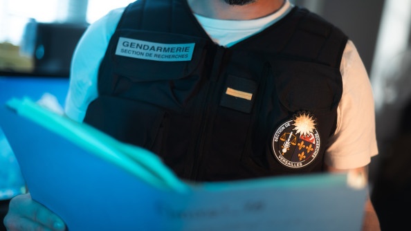 Gendarme de la Section de recherches de Versailles