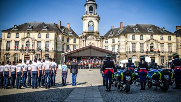Commémorations du 8 mai à Rennes.