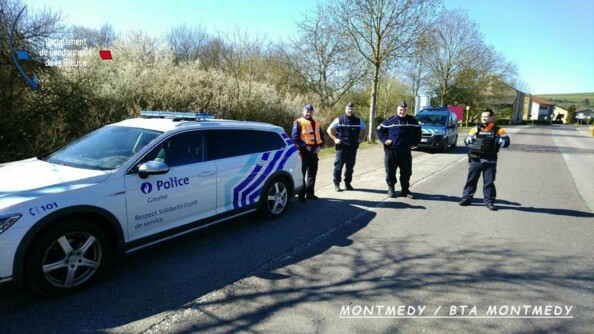 Contrôle transfrontalier dans la Meuse, par la brigade territoriale autonome de Montmédy et la police belge.
