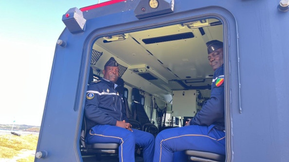 Immersion de gendarmes congolais