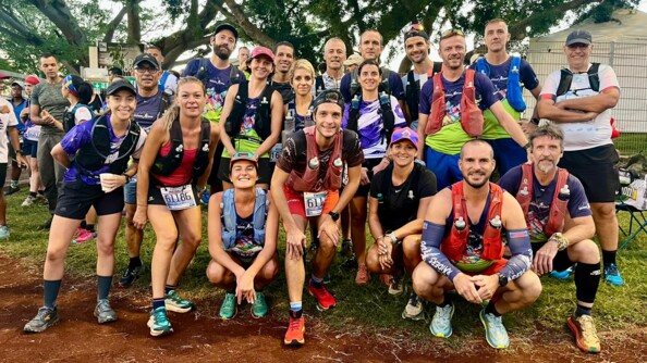 Photo de groupes de coureurs pour le challenge Phénix.