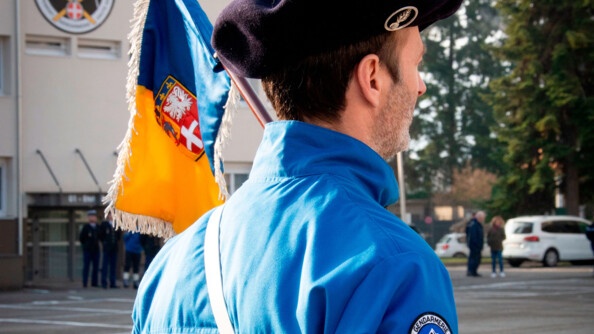 Hommage de la gendarmerie à ses héros en Haute-Savoie.