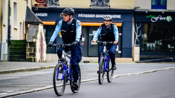 patrouille à vélo