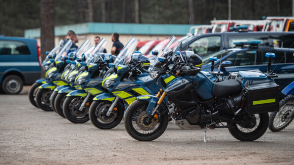 Photo des motos de l'EDSR