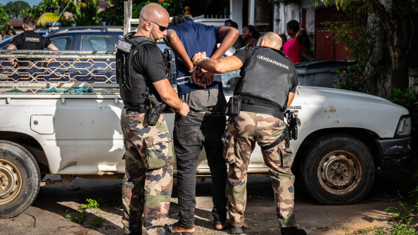 Les gendarmes de guyane interpellent un factionné brésilien