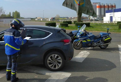 Contrôles sur l'A11 dans l'Eure-et-Loir.