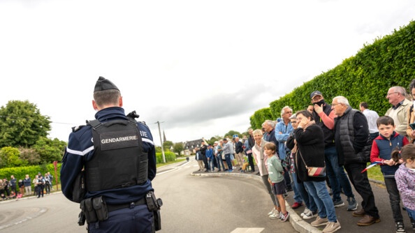 Un gendarme départemental en surveillance générale engagé sur le dispositif à Plumelec