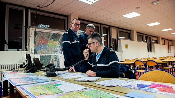 cartes élaborées par le Système de cartographie de crise