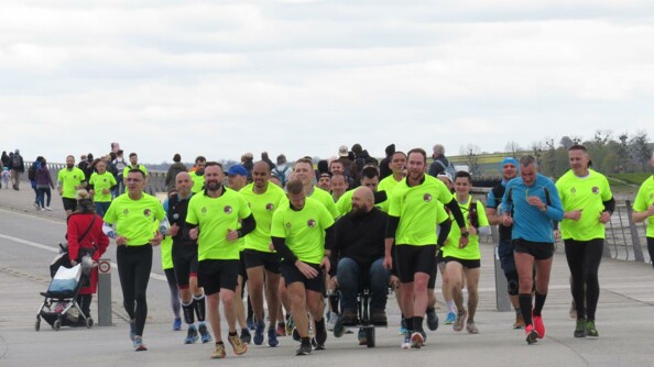 Photo de groupes de coureurs pour le challenge Phénix.