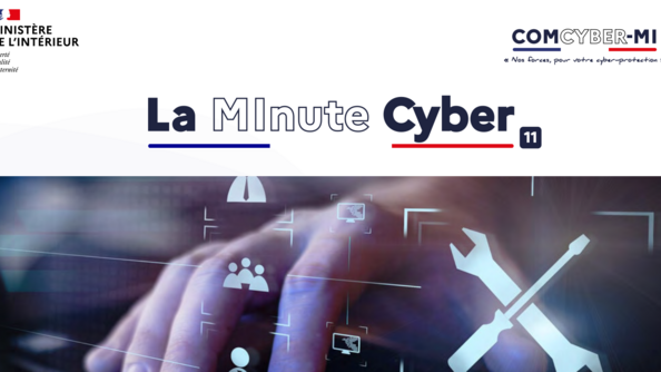Couverture du 11ème numéro de La MInute Cyber