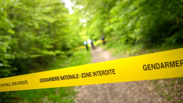 Ruban Gendarmerie nationale - zone interdite