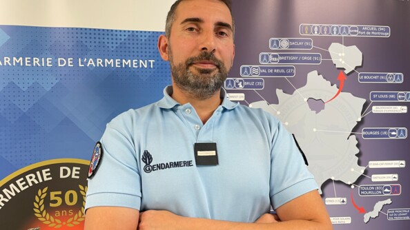 L'adjudant chef Tristan Istria