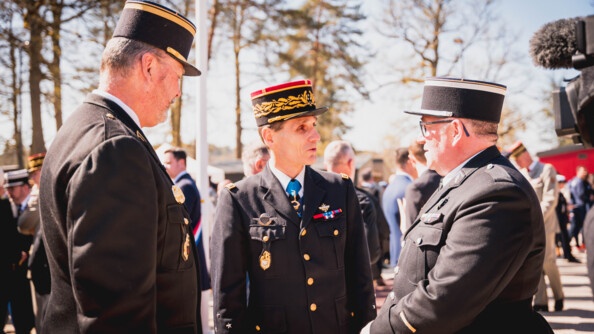 Inauguration du village des blessés au CNSD
