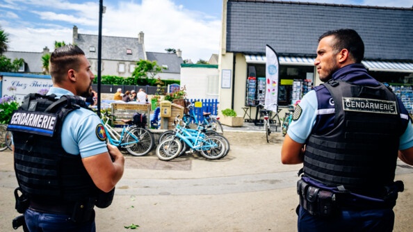 Patrouille mixte GD GM sur l'Île de Batz