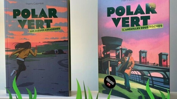 Les deux tomes de la première saison de la série Polar Vert.